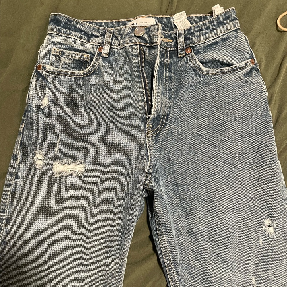 High waisted mom jeans